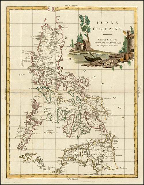  1785 Isole Filippine