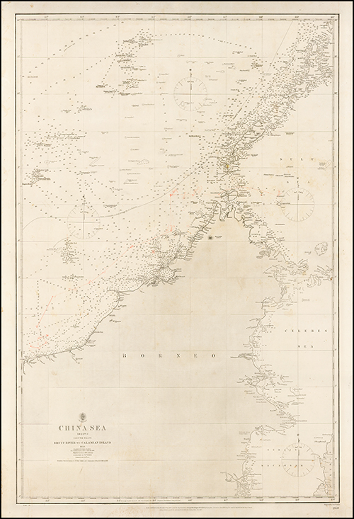 1859 China Sea. Sheet II (South East), Bruit River to Calamian Island